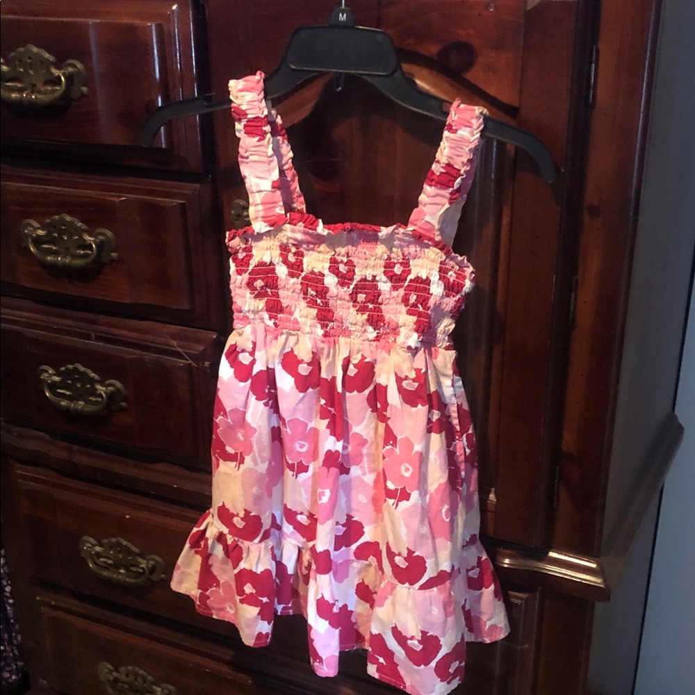 Floral Pink Kids Dress